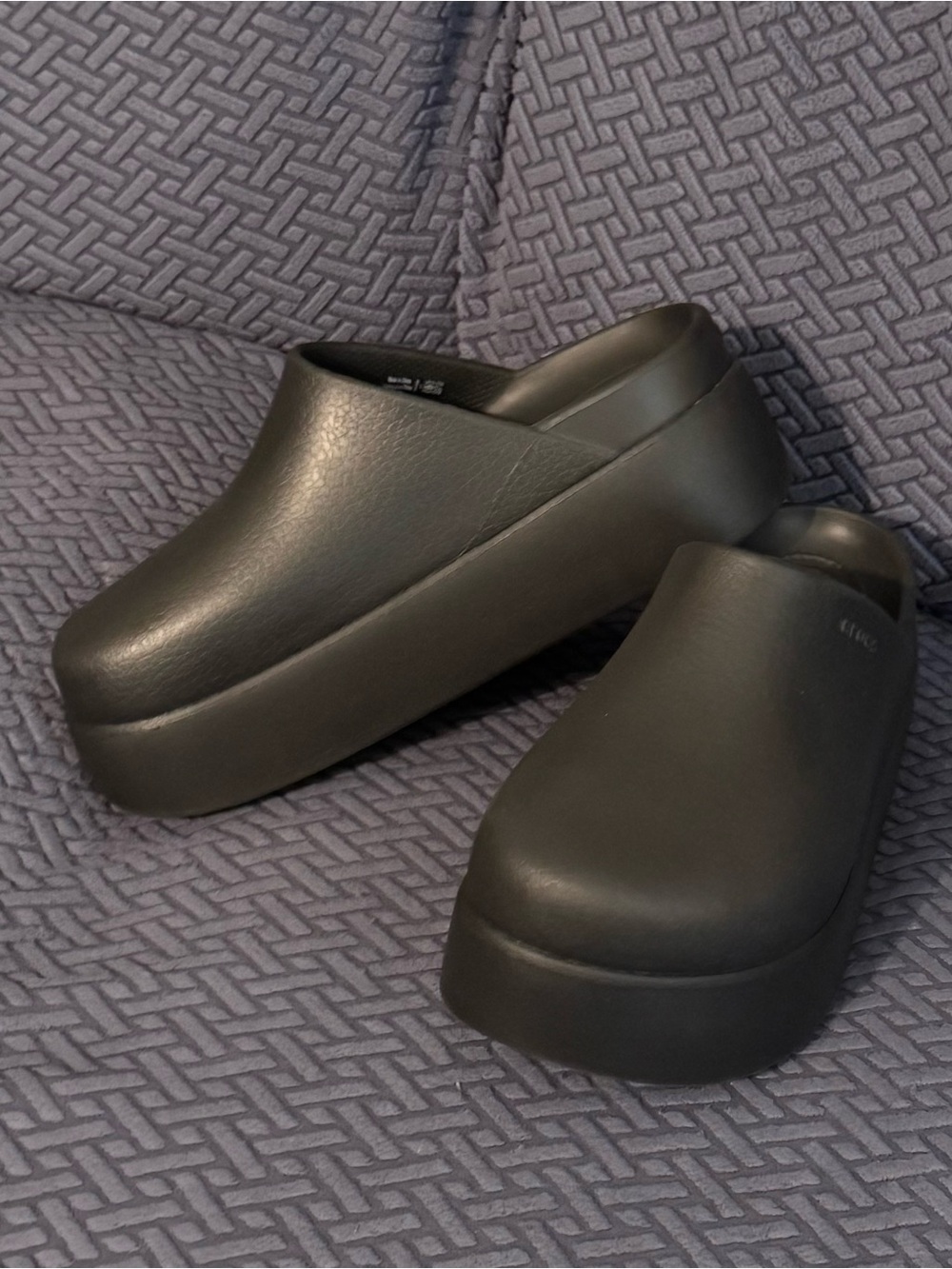 Crocs Black Platform Clog Slip-On Women’s Shoes